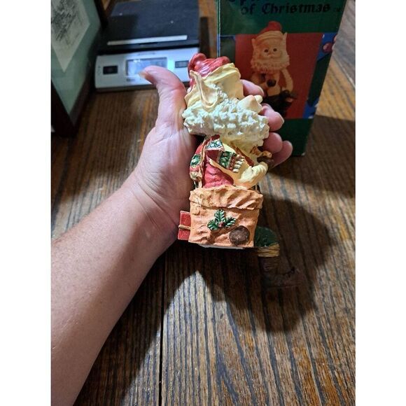 Vintage 1991 Spirit of Christmas Albert & Price Santa Elf Stocking Hanger - Picture 5 of 11